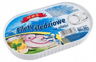 Zdjęcie produktu dla Filety śledziowe w oleju MK 0,17 kg