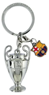 Produktbild von UEFA Champions League – Trophäen-Schlüsselanhänger mit Barcelona-Anhänger