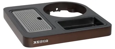 Obrázok produktu pre Kompaktná úložná tácka z tmavého dreva