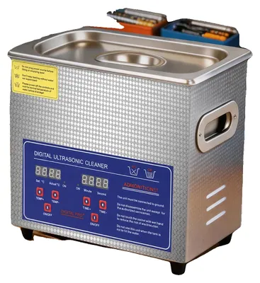 Immagine prodotto di Pulitore a ultrasuoni, capacità 3 litri, potenza ultrasonica 120 W, potenza di riscaldamento 150 W, tensione 220 V, elevata efficienza di pulizia profonda