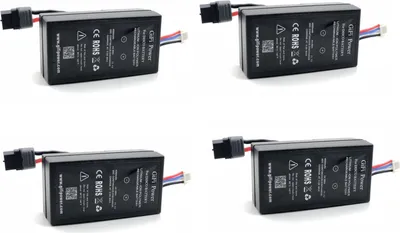 Obrázek produktu pro balení 4 LiPo baterií 4050mAh 44,9Wh 20C 11,1V pro Parrot Disco Black