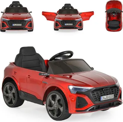 Obrázek produktu pro Moni dětské elektrické autíčko Audi SQ8 e-tron EVA pneumatiky hudební světlo MP3 vstupní pás červený
