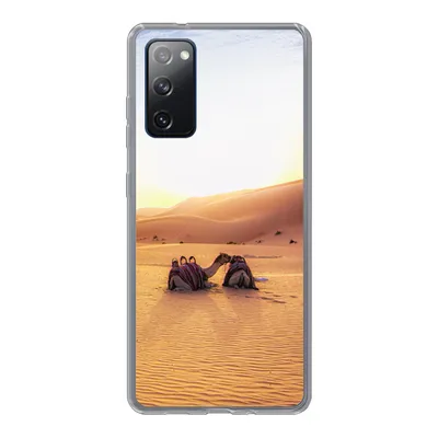 Produktbild von MuchoWow® Handyhülle Schutzhülle Hülle für Samsung Galaxy S20 FE Kamel - Wüste - Sand Silikon Softcase Handy Hülle - Abdeckung
