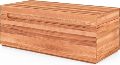 Produktbild von Holztruhe Bento aus Kernbuche massiv 115x53x44 cm mit Fingerschachthalterung