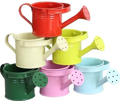 Produktbild von Gießkanne Kinder 1 Set, Rosa Blech Gießkanne Mit Langem Ausguss, Für Garten Und Zimmerpflanzen