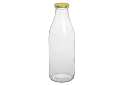 Produktbild von EmSy Saftflasche 1l mit 48mm TO-Deckel gold