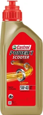 Produktbild von CASTROL Power 1 Scooter 4T für 5W-40 1 Liter Motoröl Motorenöl Synthetisch Öl Motorradöl Motorbike