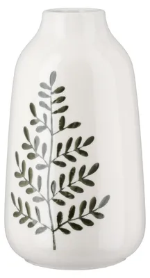 Productafbeelding van Gilde vaas, "Botanico", keramiek, crème, set van 2, hoogte 23 cm, diameter 12,5 cm. Artikelnummer: 58459, EAN: 4063387584590