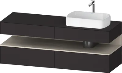 Produktbild von DURAVIT QA4778083800010 QTG KWTU WH Ek. 1600x550x600 Gt Smt