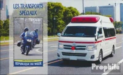 Produktbild von Briefmarken Niger 2016 Mi Block 543 (kompl. Ausg.) postfrisch Sondertransport