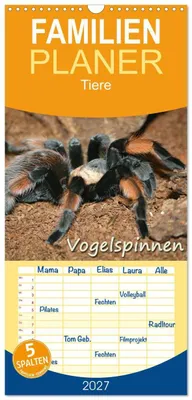 Produktbild von Familienplaner 2027 - Vogelspinnen mit 5 Spalten (Wandkalender, 21 x 45 cm) CALVENDO