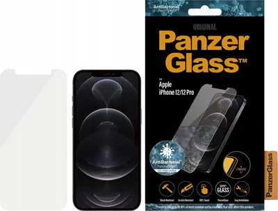 Image de Panzerglass Standard Super+ Verre trempé antibactérien pour Iphone 12 / 12 Pro