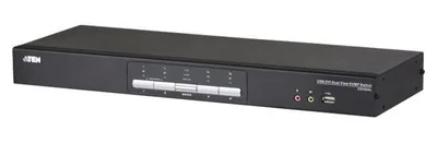 Produktbild von ATEN USB DVI Dual View KVMP Switch CS1644A