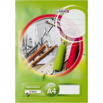 Immagine prodotto di Blocco da disegno LANDR DIN A4, 190 g/m², 10 fogli