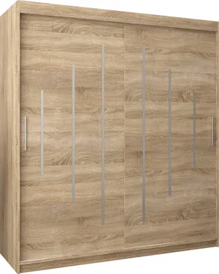 Produktbild von Kleiderschrank, Schiebetürenschrank Schlafzimmer, Schrank YORK 180 cm