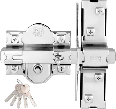Immagine prodotto di Serratura con catenaccio 946-rp/80 uve nickel f01090 fac