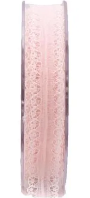 Produktbild von Zierband SIMAY, rosa, 20m, 20mm - Spitzenband
