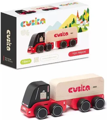 Immagine prodotto di Camioncino di legno - Cubika