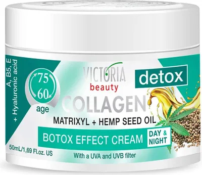 Obrázek produktu pro Victoria Beauty - Kolagenový liftingový krém na obličej 50 ml s botoxovým efektem 60 - 75 let