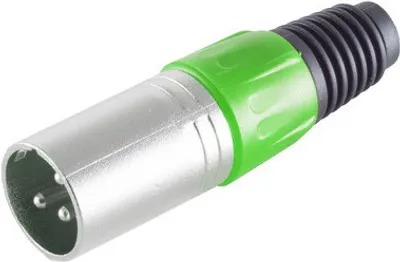 Produktbild von XLR-Stecker, grün