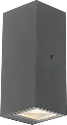 Produktbild von Wandleuchte Grau IP44 mit Hell Dunkel Sensor Baleno II