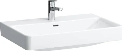 Produktbild von Waschtisch PRO S Spezialausf o ÜL o HL 700x465mm weiß