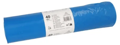 Produktbild von Müllsäcke, LDPE 120 l 110 cm x 70 cm blau 28 my