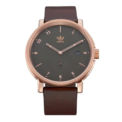 Produktbild von Adidas Z12-3038-00 Uni-Armbanduhr, Edelstahl-Gehäuse, Leder-Armband