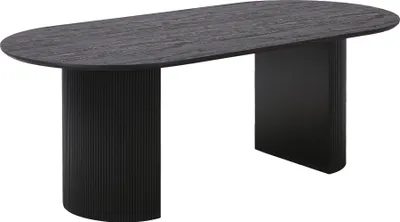 Produktbild von freiraum Esstisch Boavista, Mørkebrun, Wengeoptik, 100x75x210cm (BxHxT), MDF mit Dekorpapier, zerlegt