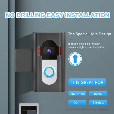 Image de Sonnette T��r-Vidéo facile à installer sans percer compatible avec Blink 2021/Ring 1