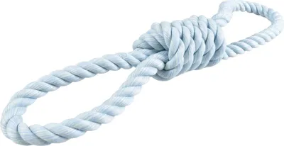 Produktbild von Duvo+ Hundespielzeug Flossy Zerrseil mit 2 Schlaufen blau