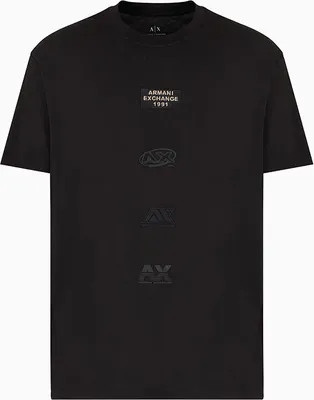 Produktbild von Armani Exchange Xm000755a_f13106u Kurzarm-t-shirt Schwarz XL Mann Schwarz XL