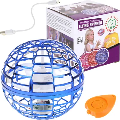 Obrázok produktu pre Lietajúca lopta Ufo Svietiaca lopta Bumerang modrá