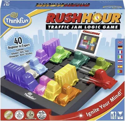 Produktbild von ThinkFun Rush Hour, Brettspiel, Lernen, 8 Jahr(e)
