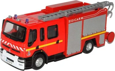Produktbild von BBURAGO Renault Premium Feuerwehrauto – Modellauto 1:50