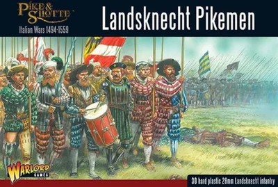 Zdjęcie produktu dla Landsknrechts Pikemen (plastikowe pudełko)