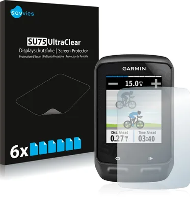Produktbild von 6x Für Garmin Edge 510 Schutzfolie Savvies Displayschutz Display Schutz Folie Klar Transparent