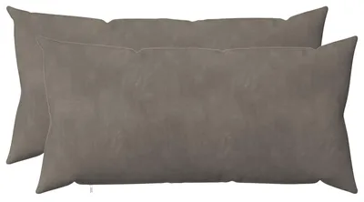 Immagine prodotto di vidaXL, 2 federe per cuscini, HEERLEN, grigio chiaro, 40 x 80 cm, in velluto
