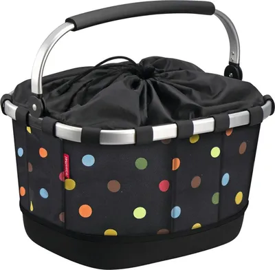Image de KLICKfix Sac de ville Carrybag GT dots, 42x33x28cm, pour Racktime, noir/coloré