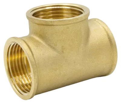 Immagine prodotto di Raccordo a T VARIOSAN a 90°, modello 15556, filettatura interna 1 1/4", in ottone