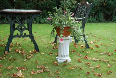 Produktbild von Blumen Säule Ständer Garten Terrasse Dekoration Säulen Statue Figuren Figur  355