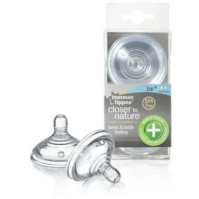 Immagine prodotto di Tettarella di ricambio, ANTI-COLIC, flusso medio 3M+ 2 pz