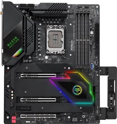 Immagine prodotto di ASRock Z690 TAICHI RAZER Edition, Intel Z690, 1700, ATX, 4 DDR5, HDMI, 2 Thunderbolt, Wi-Fi, 2,5G LAN, PCIe5, Razer Chroma RGB, 3x M.2