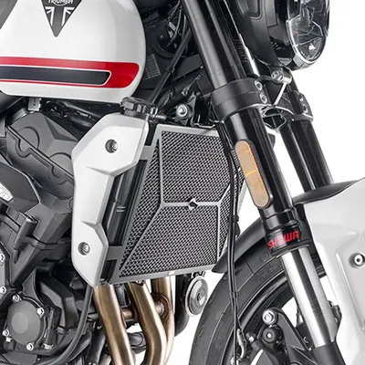Immagine prodotto di Protezione radiatore GIVI inox nero per TRIUMPH Trident 660