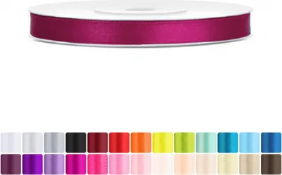 Produktbild von Satinband 6mm Fuchsia - 25 Meter Rolle Geschenk- & Schleifenband