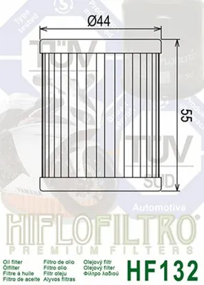 Zdjęcie produktu dla Filtr Oleju Moto Suzuki Dr 125 (85-96)