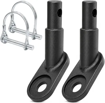 Produktbild von Fahrradanhängerkupplung (schwarz, 2er-Set)