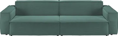 Produktbild von KAWOLA Sofa SAMU 2-Sitzer Feincord grün