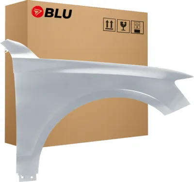 Immagine prodotto di BLU Parafango compatibile con Audi Q5 8R LZ7G Destra Silber FlorettSilber | 2008-2016 | Anteriore | Verniciato | Pronto per il montaggio | Acciaio