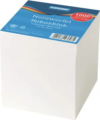 Produktbild von 12x Notizwürfel 90 X 90 X 90 1000 Blatt Notizblätter